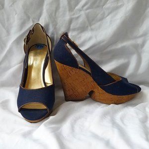 BCBGeneration Cork Platforms Women's 7.5